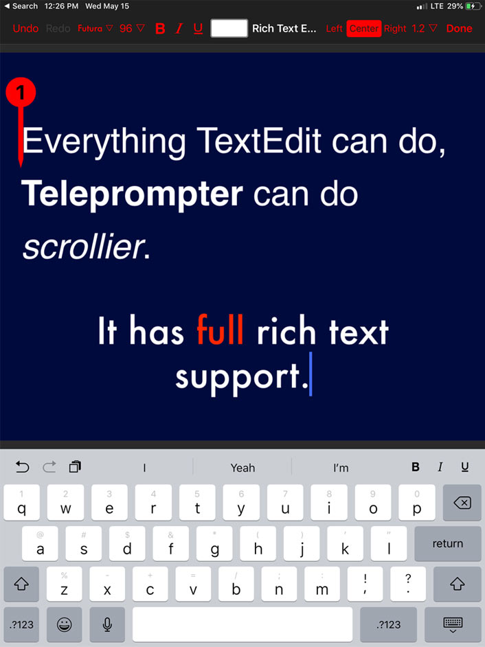 Rich Text Editing